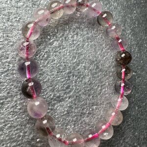 8MM Super Seven Natural Crystal Bracelet